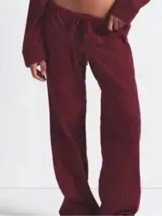 SKIMS Pants - Skims Flannel Pants Merlot Stripes